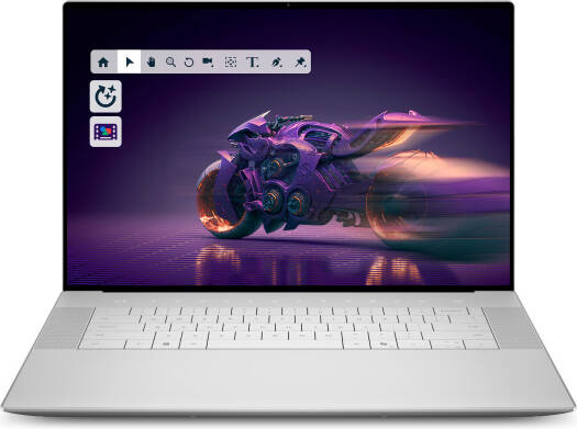 Dell 16 Premium Laptop, 16.3" 4K OLED Touch Display, Intel Core Ultra 9 285H Processor, 32GB RAM, 1TB SSD, GeForce RTX 5060 8GB GPU, English Backlit Keyboard, Windows 11, Platinum | DA16250